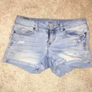 Lightwash Denim Shorts